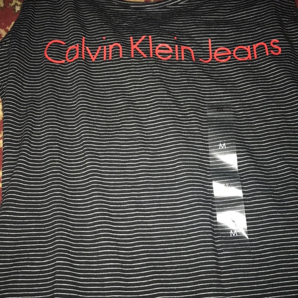 Calvin Klein Striped Bodysuit - Picture 6 of 7